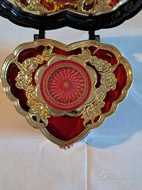 carillon a cuore con specchio funzionante clayderm