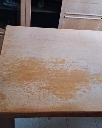 Tavolo quadrato allungabile in legno
