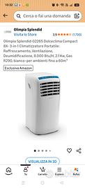 Climatizzatore portatile con rotelle