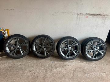 4 cerchi in lega 18”diamantati originali Audi A3