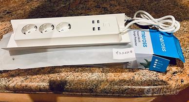 MEROSS Ciabatta WI-FI da 3 prese shuko e 4 USB