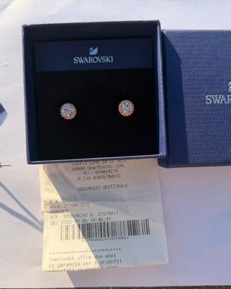Orecchini Angelic Swarovski oro rosa