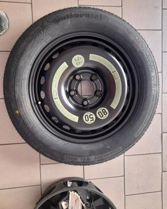 Ruotini scorta con attrezzi Mercedes e Fiat