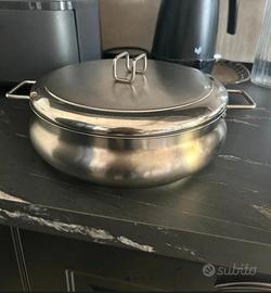 Tegame+coperchio Barazzoni Tummy acciaio Inox  