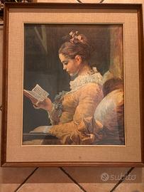 Quadro classico, Donna intenta alla lettura XVII s