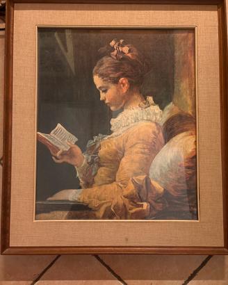 Quadro classico, Donna intenta alla lettura XVII s