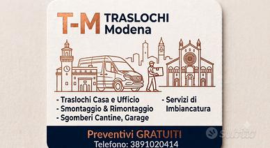 Traslochi, imbiancatura e sgomberi Modena