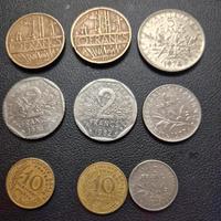 Monete Francesi 9pz.