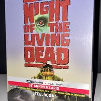 LA NOTTE DEI MORTI VIVENTI 4k Blu Ray Steelbook