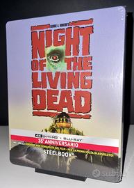 LA NOTTE DEI MORTI VIVENTI 4k Blu Ray Steelbook