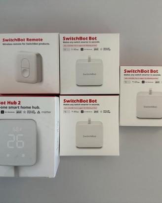 Kit SwitchBot Completo Hub 2 + 3 Bot + Remote