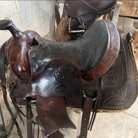 Sella per cavallo monta western