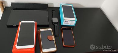 Lotto smartphone, tablet e smartwatch usati