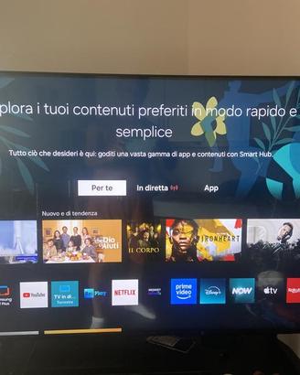 Smart TV 55" Samsung 4K AU8070 - Come Nuova (Ritir