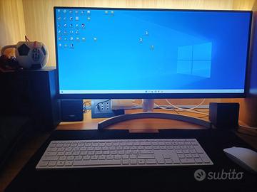 Monitor LG 29” ultrawide + tastiera e mouse HP