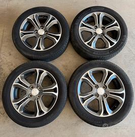 4 cerchi in lega R16  peugeot 208 dal 2012 al 2019