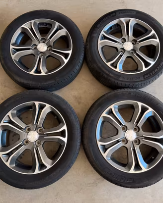 4 cerchi in lega R16  peugeot 208 dal 2012 al 2019