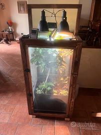 Camaleontario terrario completo