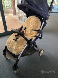 Passeggino chicco con vello d’agnello