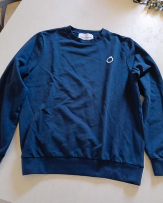 felpa Trussardi  di cotone blu 14 anni 