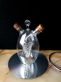 Decanter "Grape Drop"- Scultura in vetro d'arte ve
