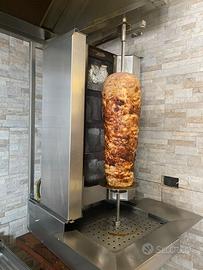 Girarrosto kebab a gas