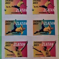 Zlatan Ibrahimovic foglio francobolli