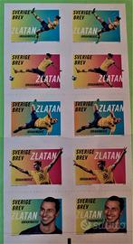 Zlatan Ibrahimovic foglio francobolli