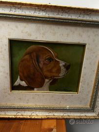 Quadri originali su tela  immagine beagle