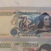 Banconota da 500000 lire FIOR DI STAMPA