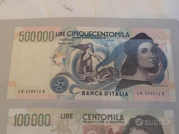 Banconota da 500000 lire FIOR DI STAMPA