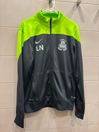 Felpa Nike Dri-Fit Grigio Antracite e Fluo