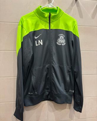 Felpa Nike Dri-Fit Grigio Antracite e Fluo