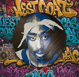Orologio da parete "Tupac Shakur"