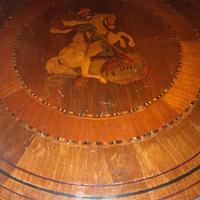 Tavolino mosaico legno