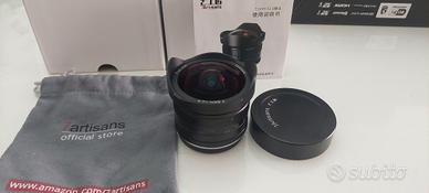 Fisheye 7artisans 7,5mm  f.2.8