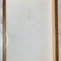 Bacheca in legno con vetro