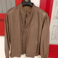 Bomber Vera pelle nuovo stile Fight Club
