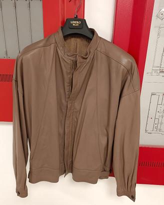 Bomber Vera pelle nuovo stile Fight Club