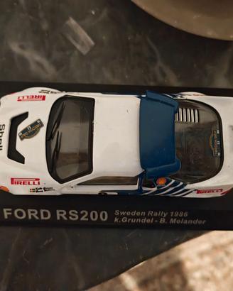 Difettoso! Ford RS200 Sweden 1986 Grundel 1:43