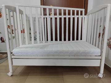 Lettino Foppapedretti Lucy + materasso Climatic