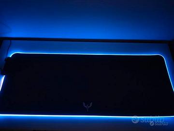 Tappetino per mouse RGB con speaker e USB