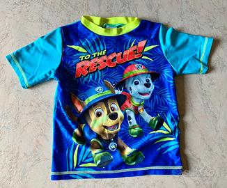 Costume muta piscina e mare per bambini Paw Patrol