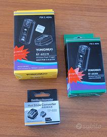 Trigger flash wireless Yongnuo RF-602 Nikon + extr