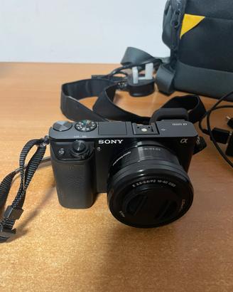 Mirrorless sony alpha 6000 + borsa