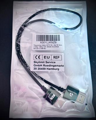 Thsucords Cavo HDMI Slim 4K  0,5m - UltraSottile