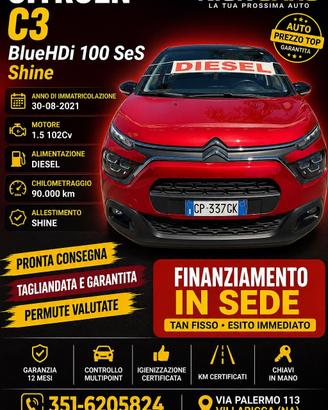 Citroen C3 BlueHDi 100 S&S Shine Pack
