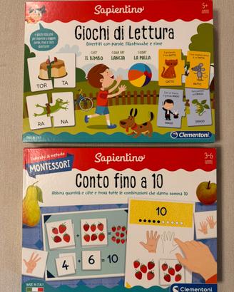 Set di 2 Giochi educativi Sapientino