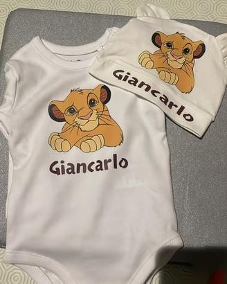 Body personalizzato neonato