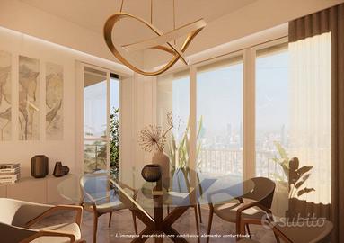 Appartamento di 98 m² con 3 locali e box auto a Mi